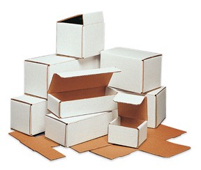 White Corrugated Mailer Boxes M422-M12124